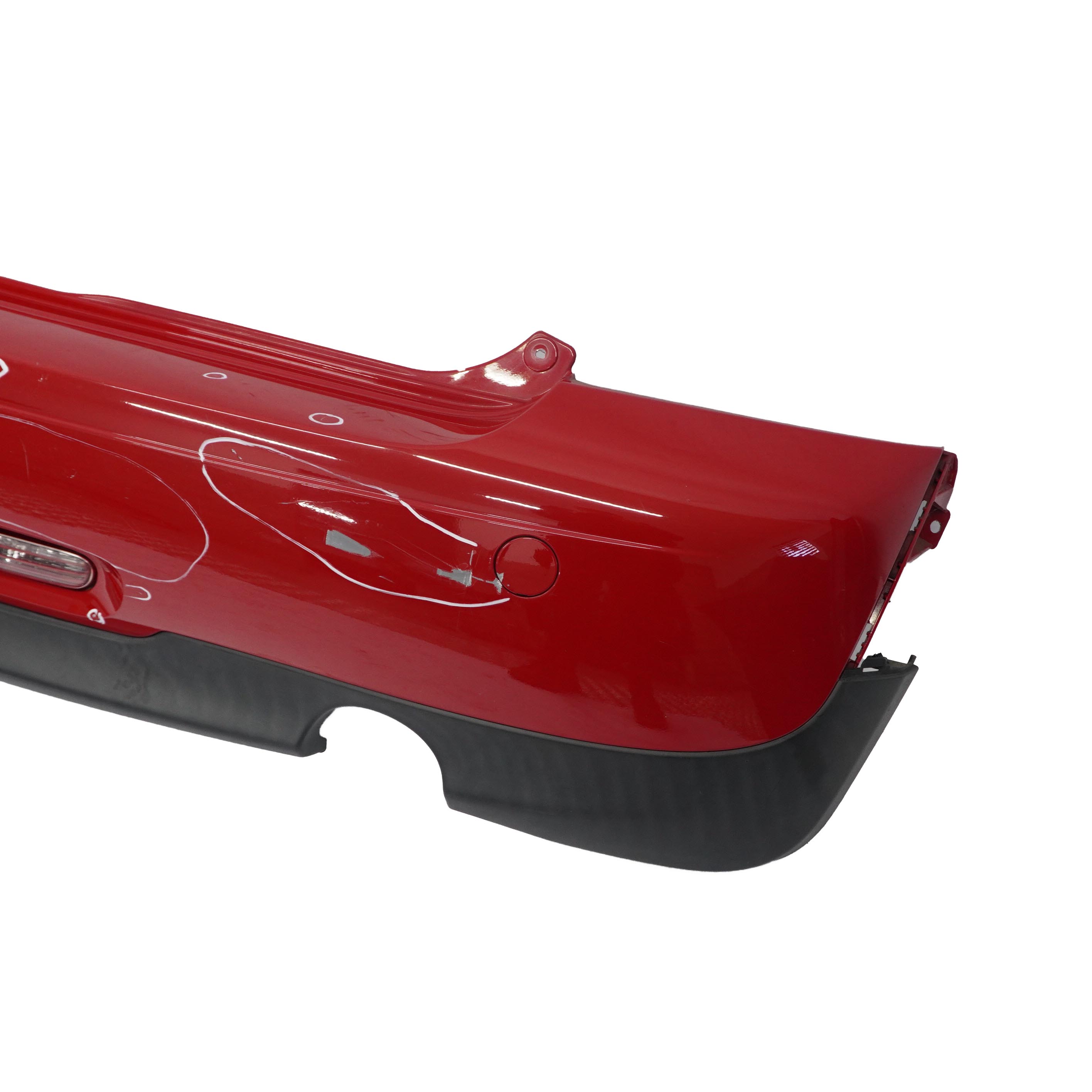 Mini Cooper R56 R57 LCI R58 Rear Bumper Trim Panel Chili Red - 851