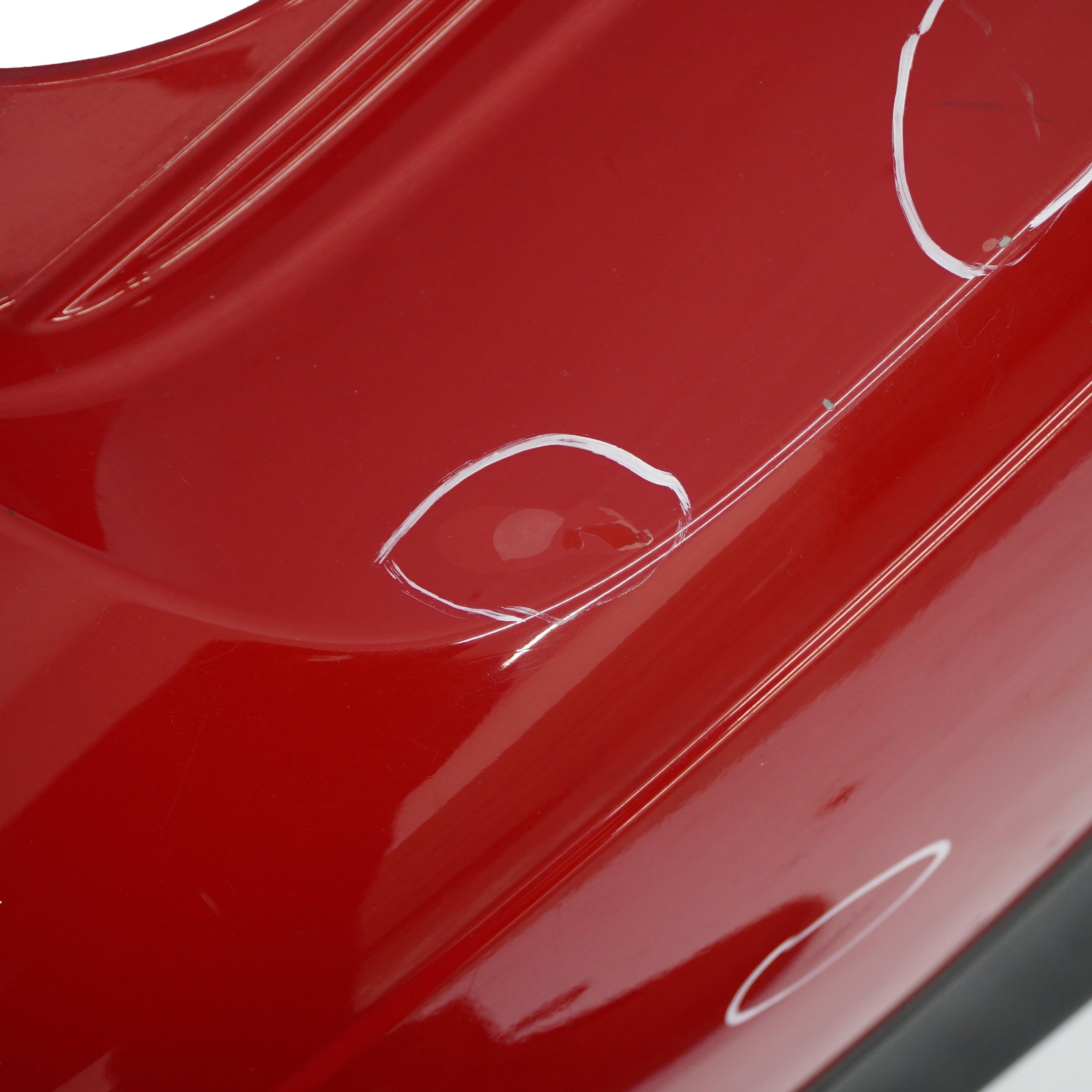 Mini Cooper R56 R57 LCI R58 Rear Bumper Trim Panel Chili Red - 851