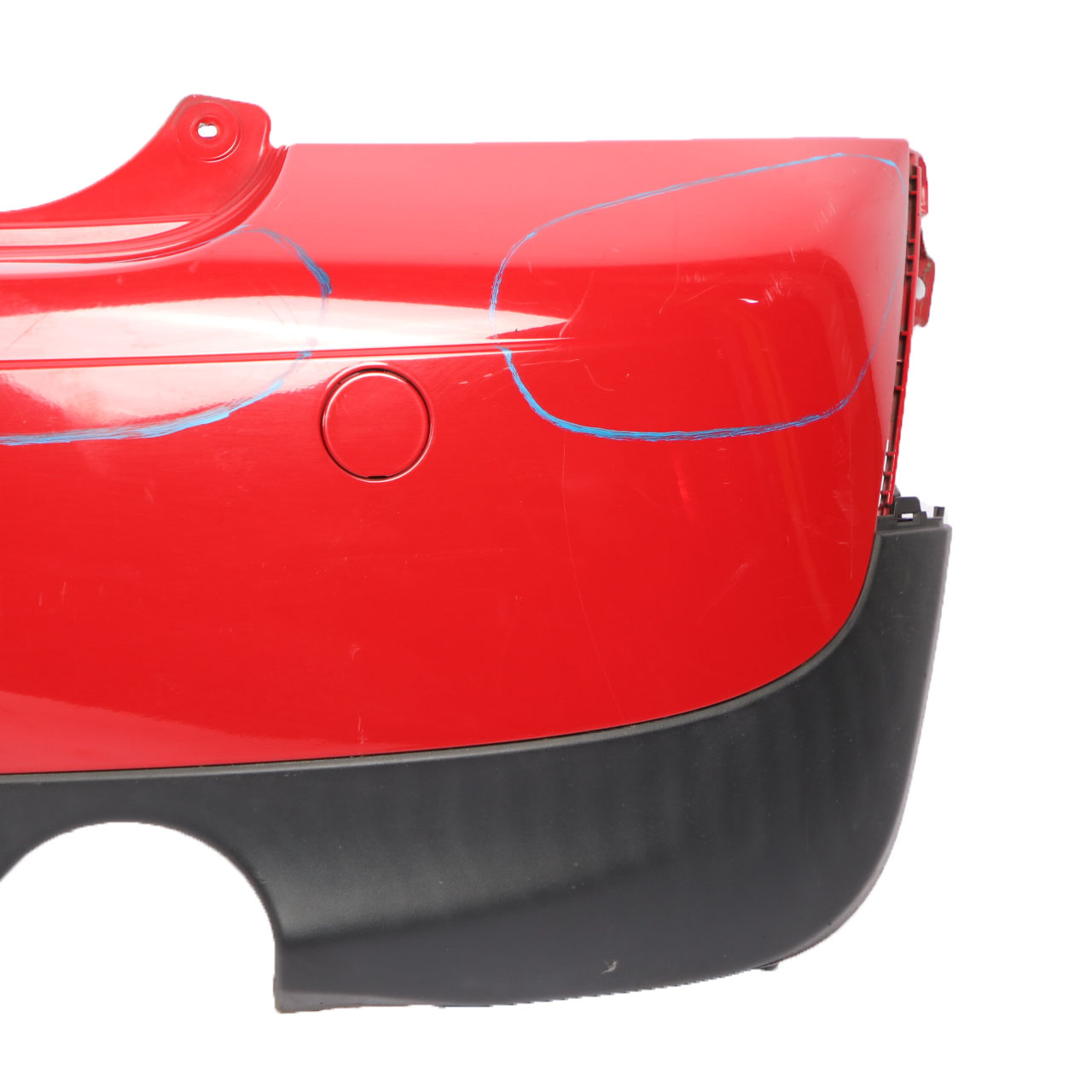 Mini R56 LCI Rear Bumper Trim Panel R57 LCI R58 Chili Red - 851