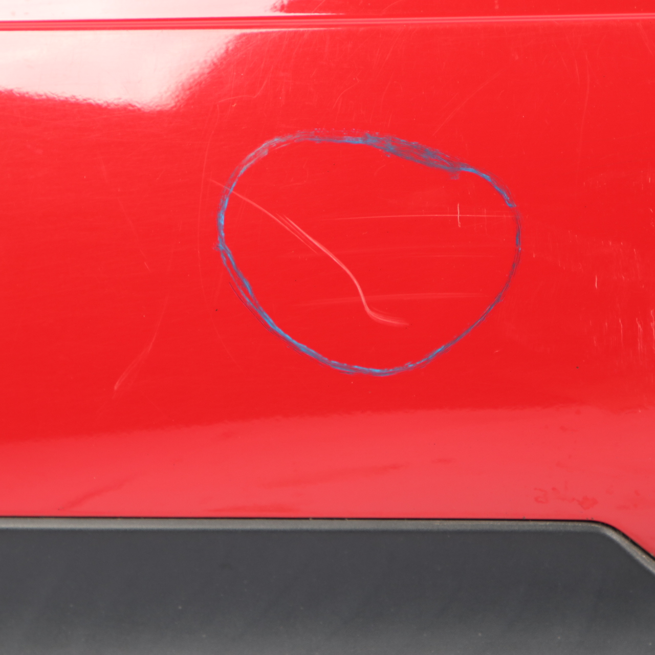 Mini R56 LCI Rear Bumper Trim Panel R57 LCI R58 Chili Red - 851