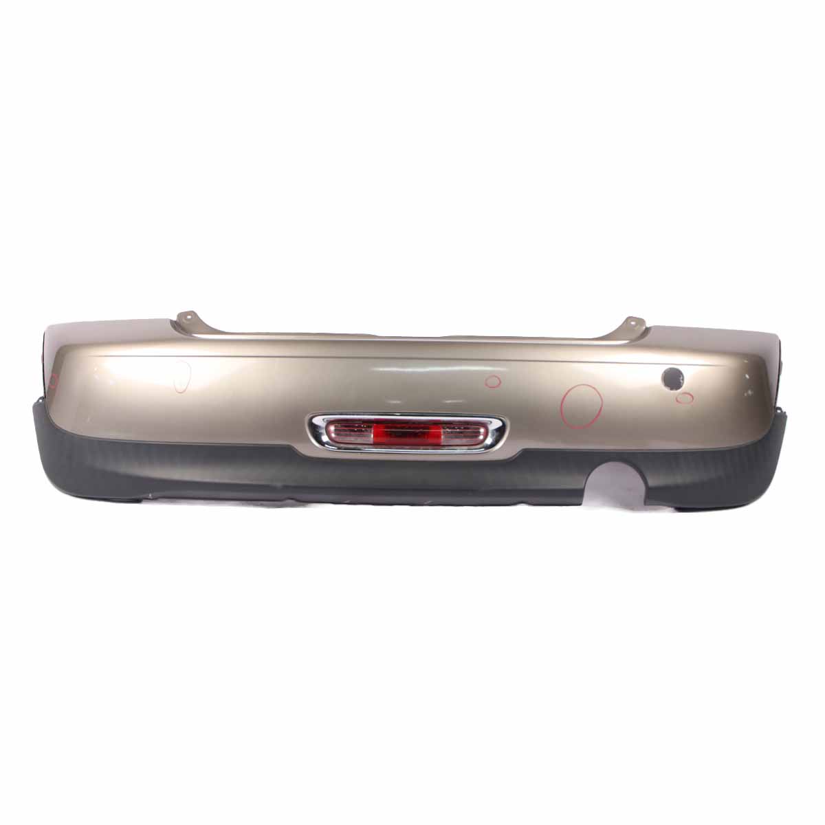 Mini R56 LCI Rear Bumper Trim Panel R57 LCI R58 Velvet Silver Metallic - B31