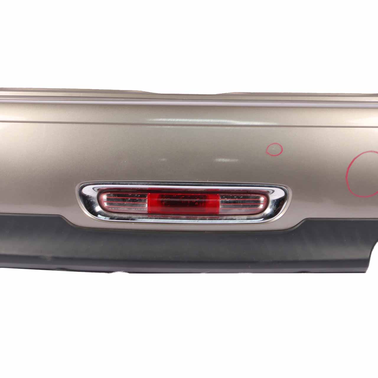 Mini R56 LCI Rear Bumper Trim Panel R57 LCI R58 Velvet Silver Metallic - B31