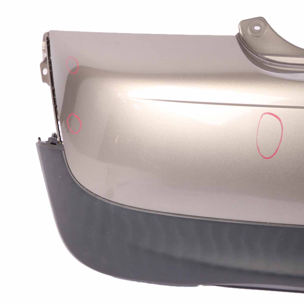 Mini R56 LCI Rear Bumper Trim Panel R57 LCI R58 Velvet Silver Metallic - B31