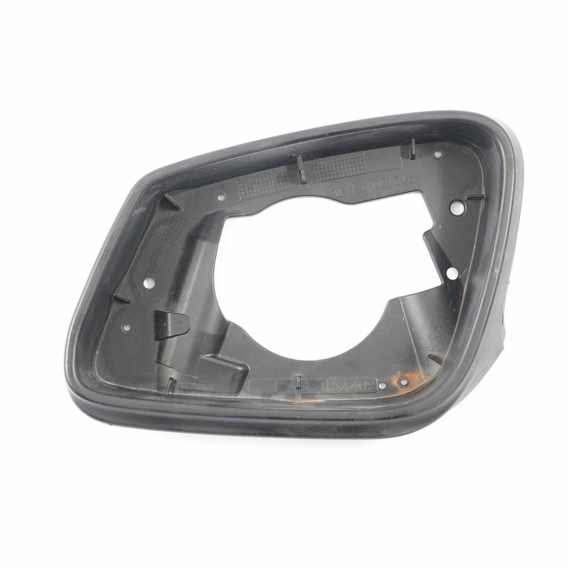 Wing Mirror Ring BMW E60 E61 LCI F10 Supporting Left N/S Outside Black 7266027