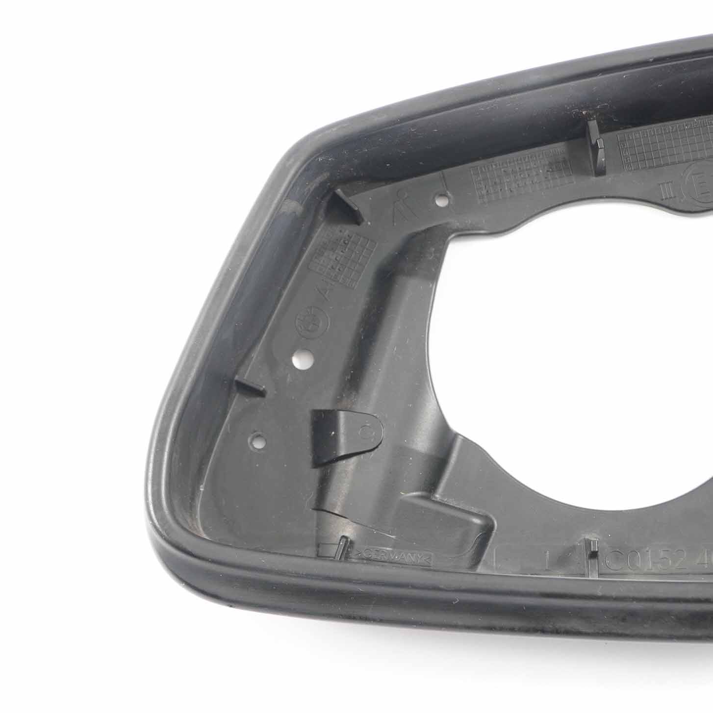 Wing Mirror Ring BMW E60 E61 LCI F10 Supporting Left N/S Outside Black 7266027