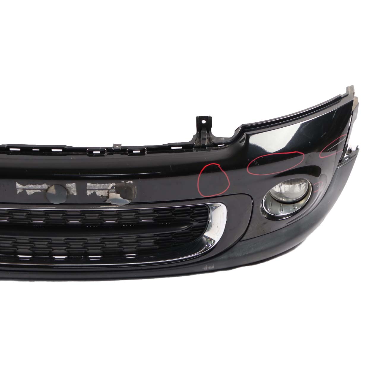 Mini R55 R56 LCI Front Bumper Complete Trim Panel Midnight Black - A94