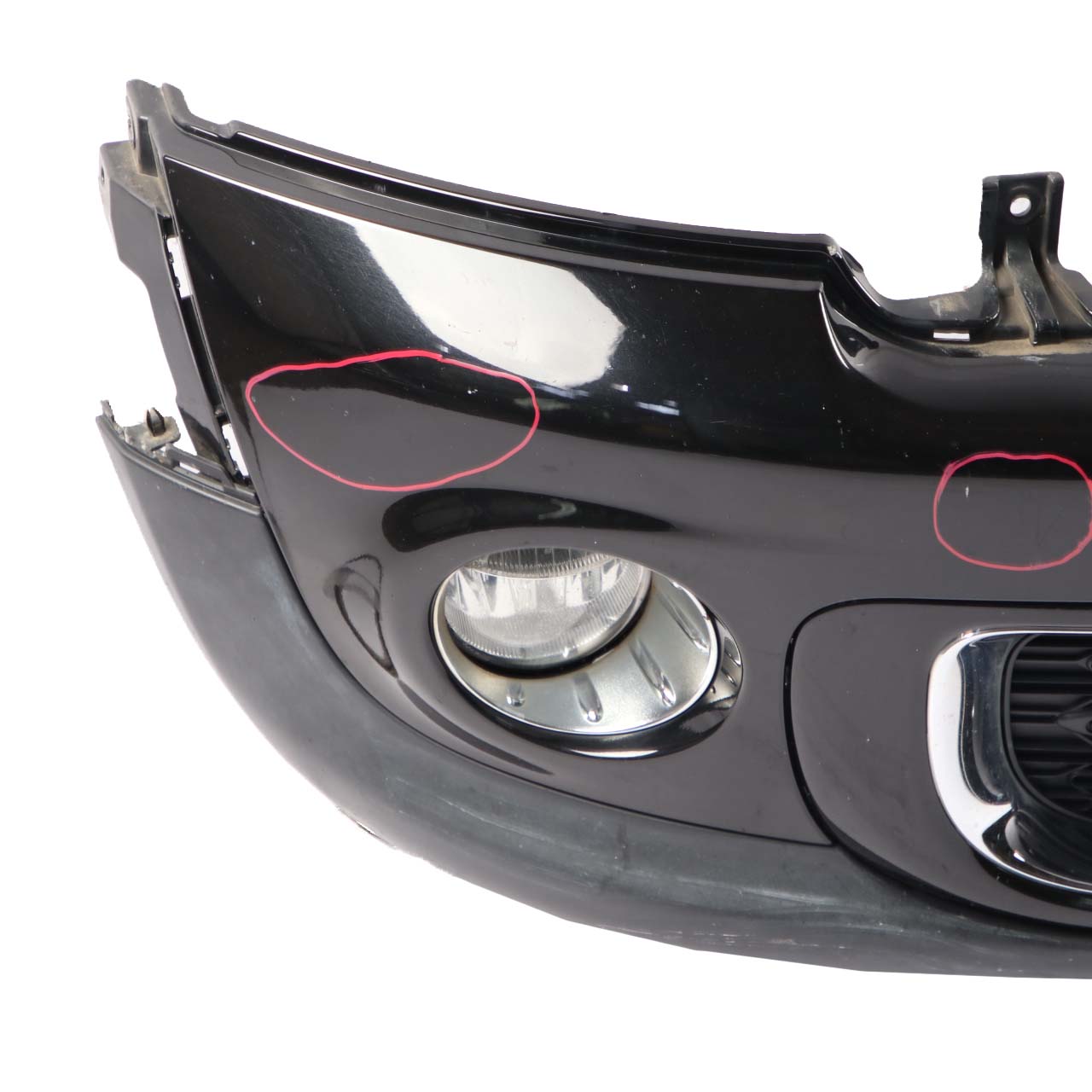 Mini R55 R56 LCI Front Bumper Complete Trim Panel Midnight Black - A94