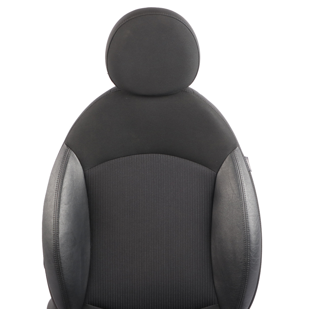 Mini Cooper R55 R56 LCI Sport Black Cloth / Black Leather Front Left N/S Seat