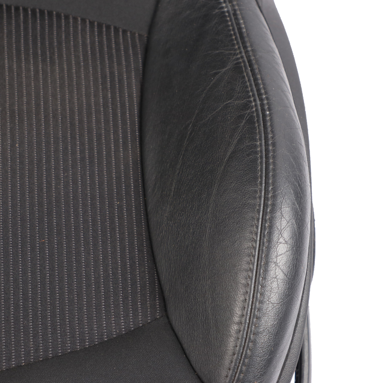 Mini Cooper R55 R56 LCI Sport Black Cloth / Black Leather Front Left N/S Seat