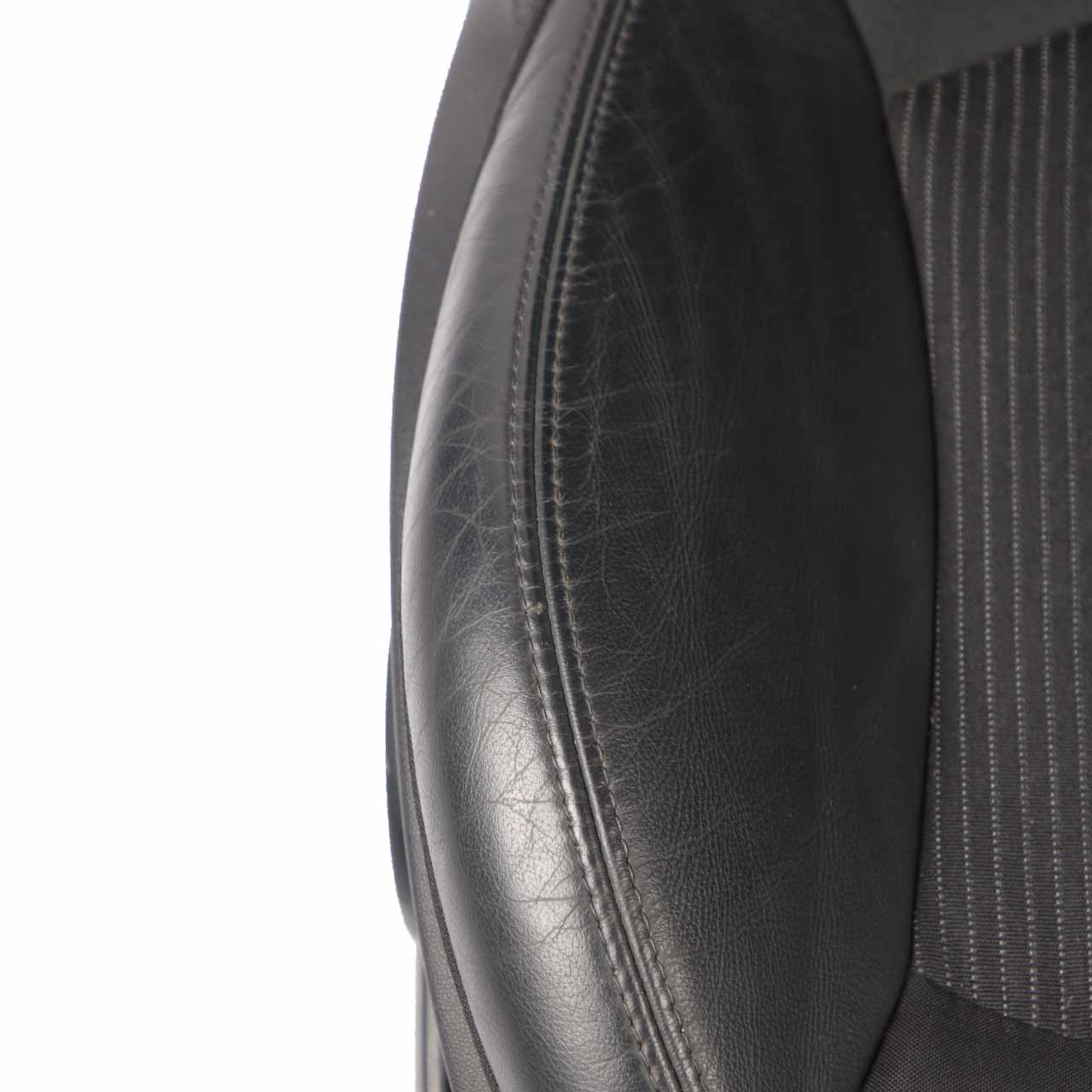 Seats Mini R57 LCI Cabrio Heated Sport Black Leather Cloth Interior Seat Set