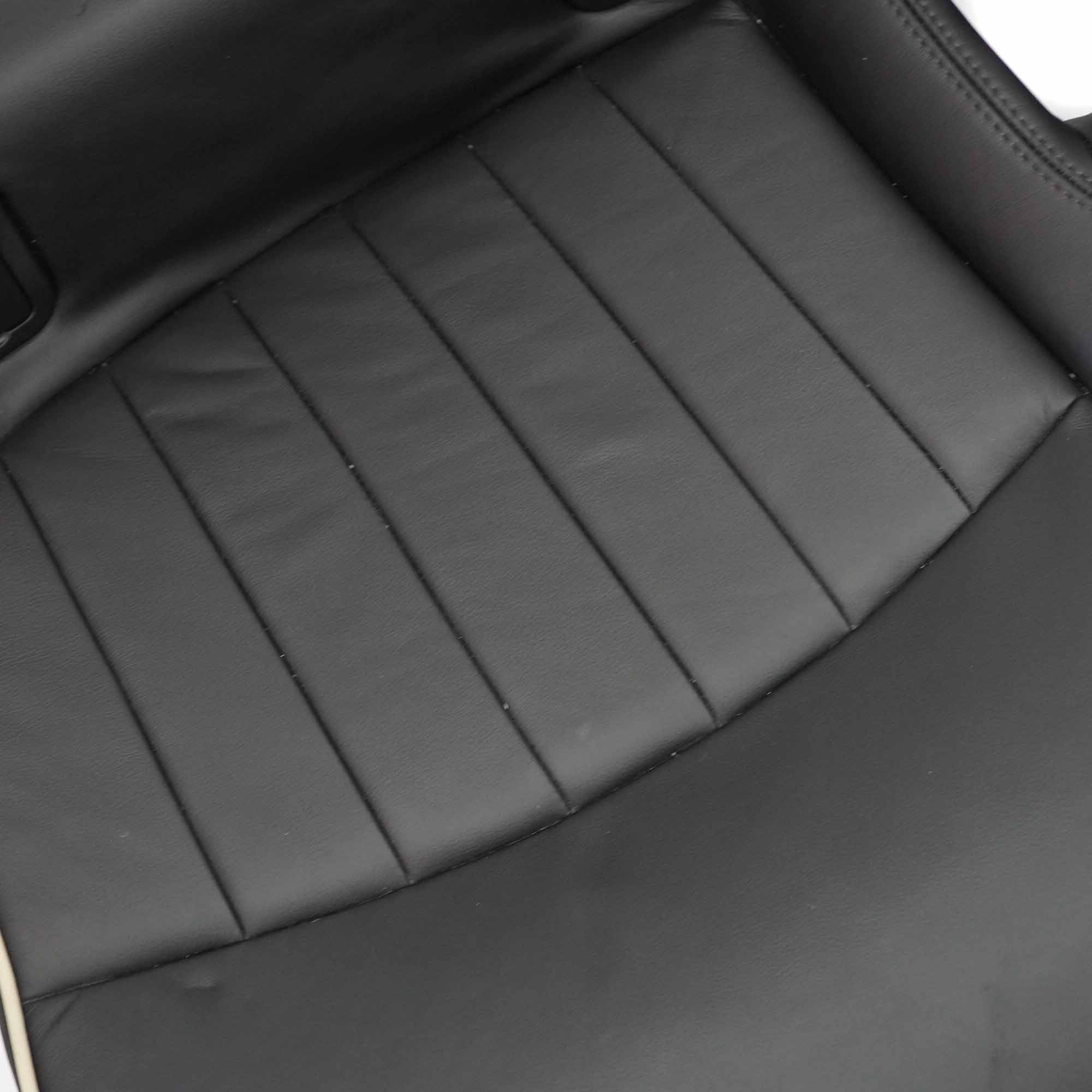 Rear Seat Bench Mini R55 R56 R57 Rear Seat Sofa Couch Leather Carbon Black