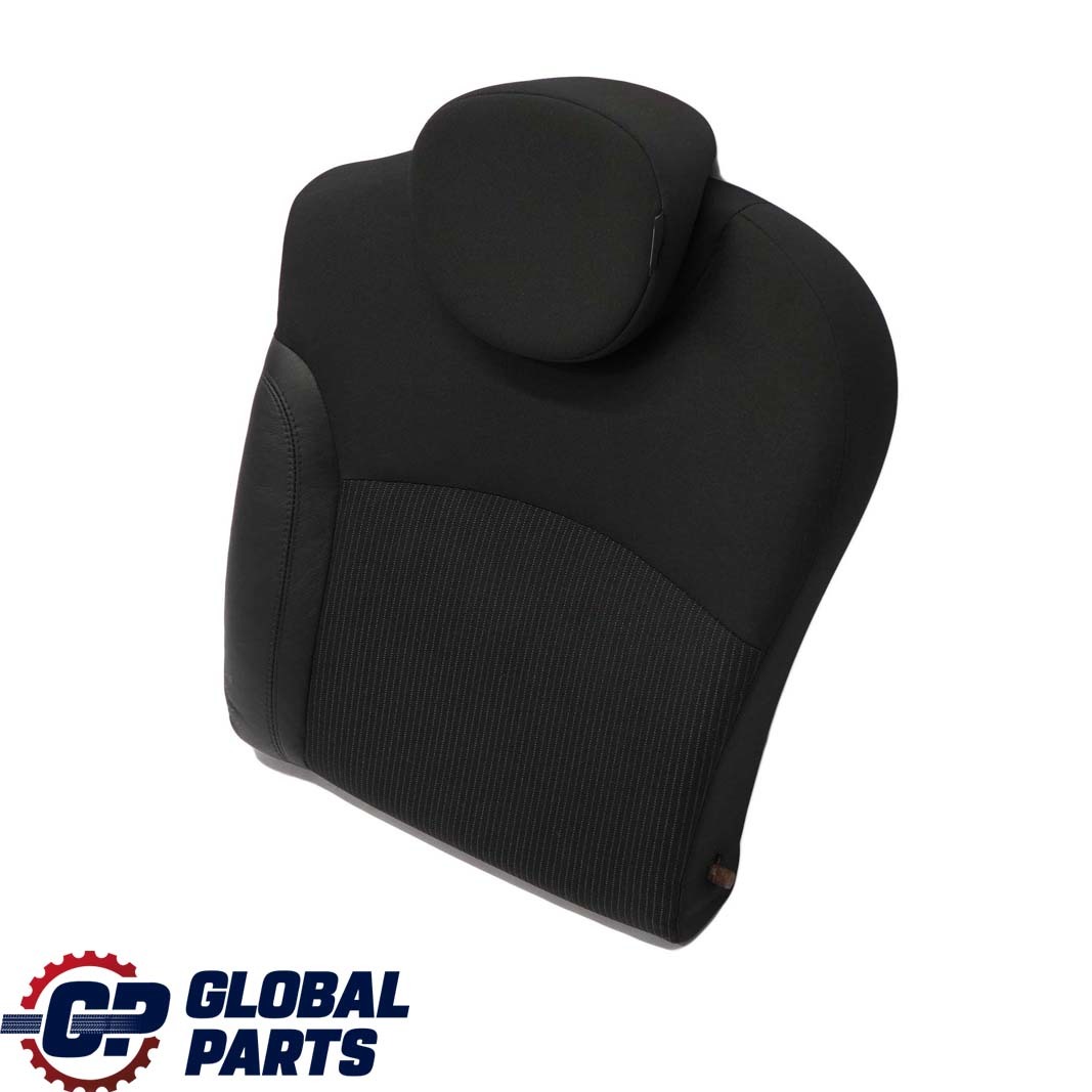 Mini Cooper One R56 LCI Rear Left N/S Seat Backrest Cloth / Leather  Black