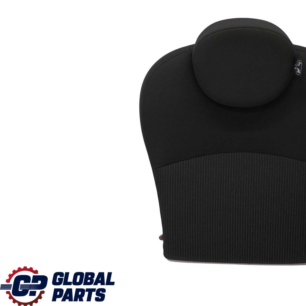 Mini Cooper One R56 LCI Rear Right O/S Seat Backrest Cloth / Leather  Black