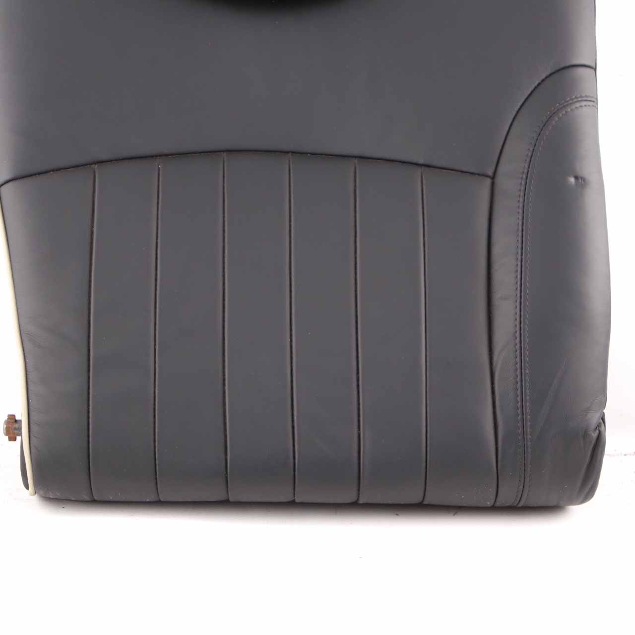 Mini Cooper R55 R56 Rear Right O/S Back Seat Backrest Black Leather