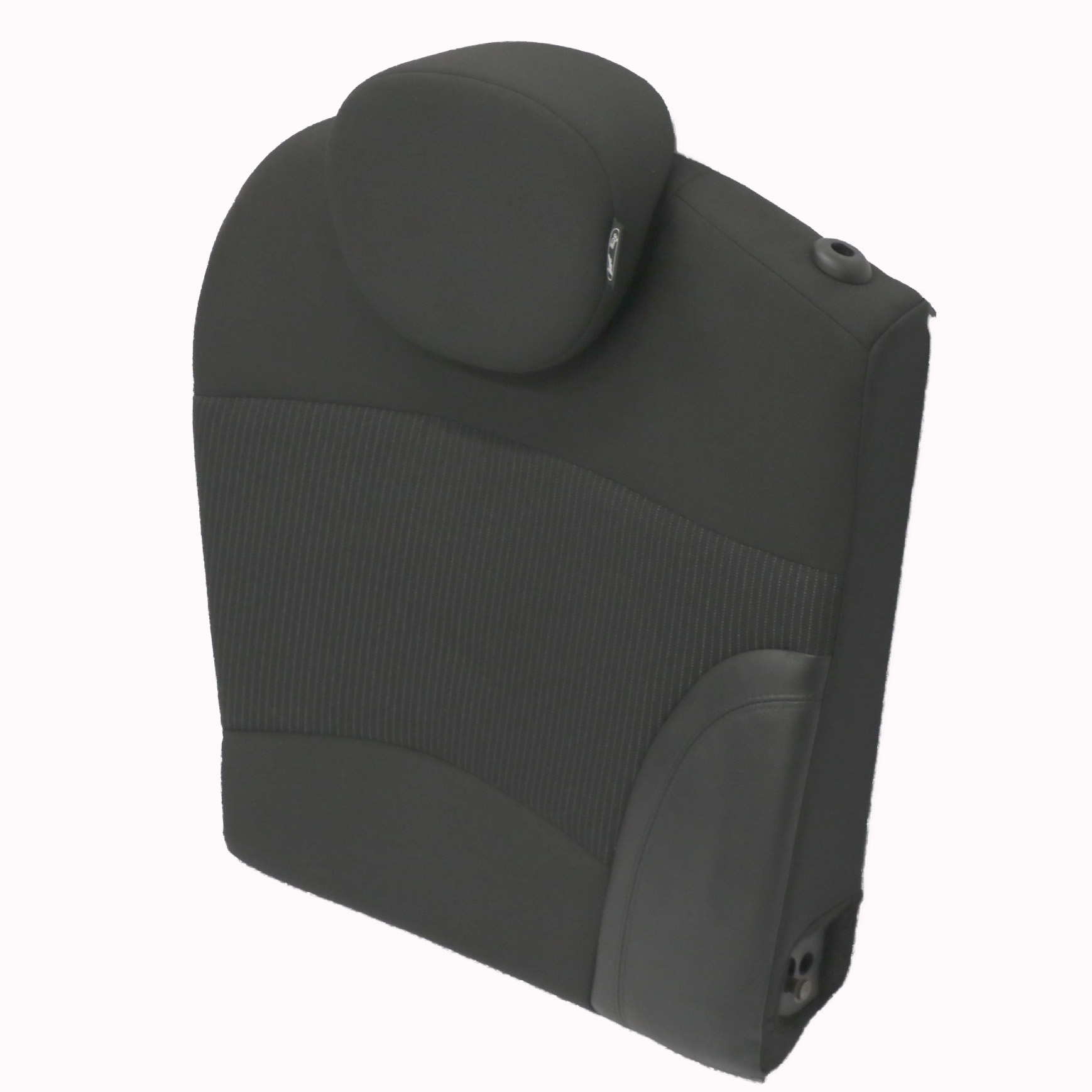 Mini Clubman R55 Rear Right O/S Leather Cloth Seat Cushion Backrest Black