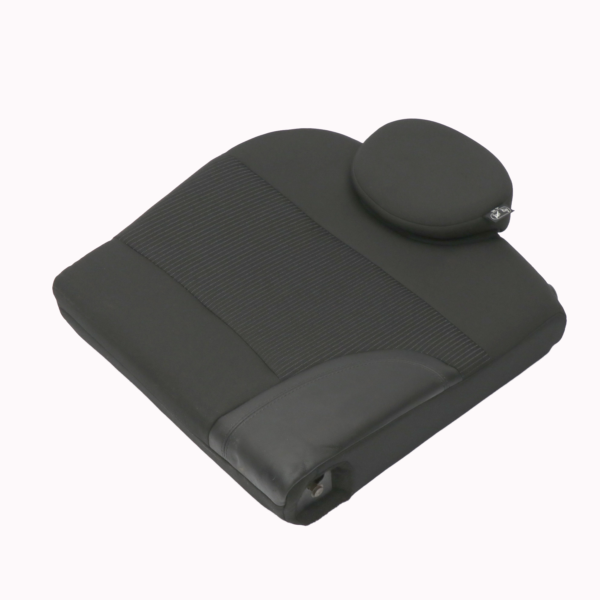 Mini Clubman R55 Rear Right O/S Leather Cloth Seat Cushion Backrest Black