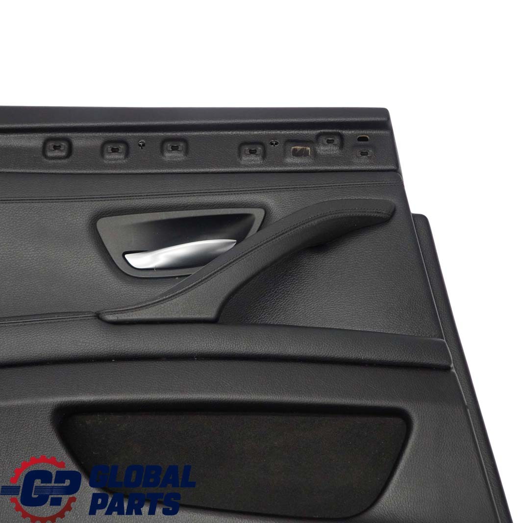 BMW 5 F10 F11 Rear Left N/S Door Card Lining Trim Panel Black Leather