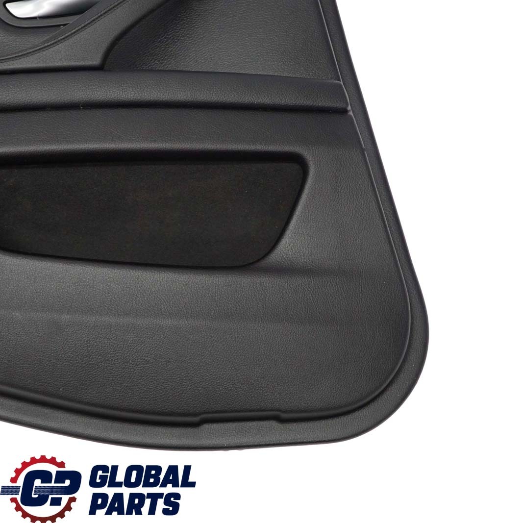 BMW 5 F10 F11 Rear Left N/S Door Card Lining Trim Panel Black Leather