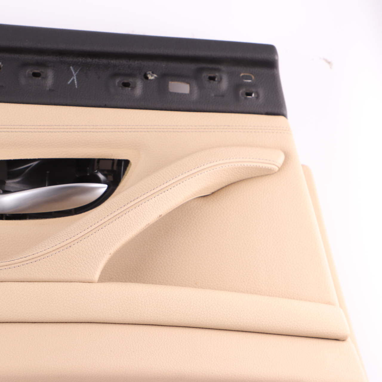 BMW F10 F11 Door Card Rear Left N/S Lining Panel Leather Beige 7273281