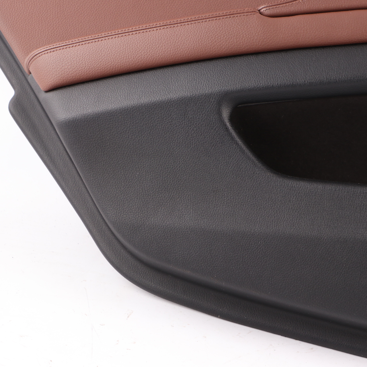 BMW F10 F11 Door Card Rear Left N/S Lining Panel Leather Cinnamon Brown