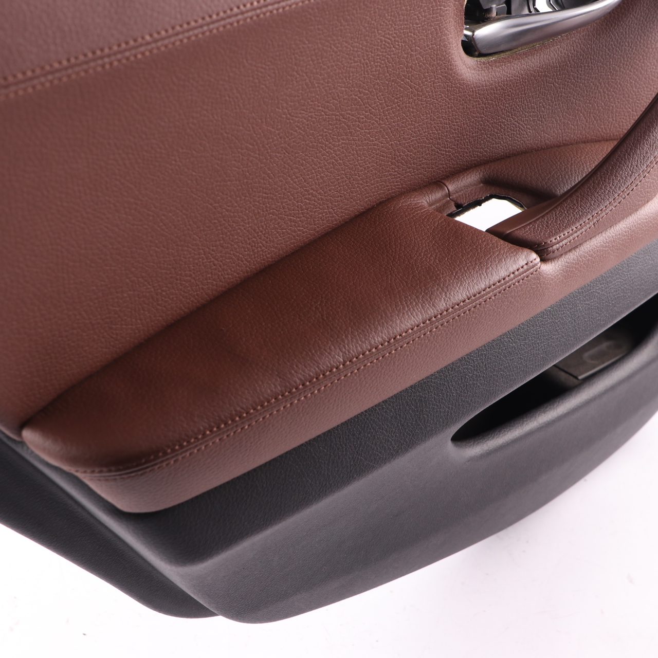 BMW F10 F11 Door Card Rear Left N/S Lining Panel Leather Cinnamon Brown