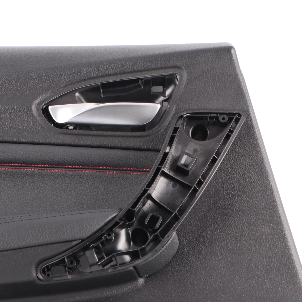 BMW F20 Door Card Rear Left N/S Lining Leather Dakota Black Red