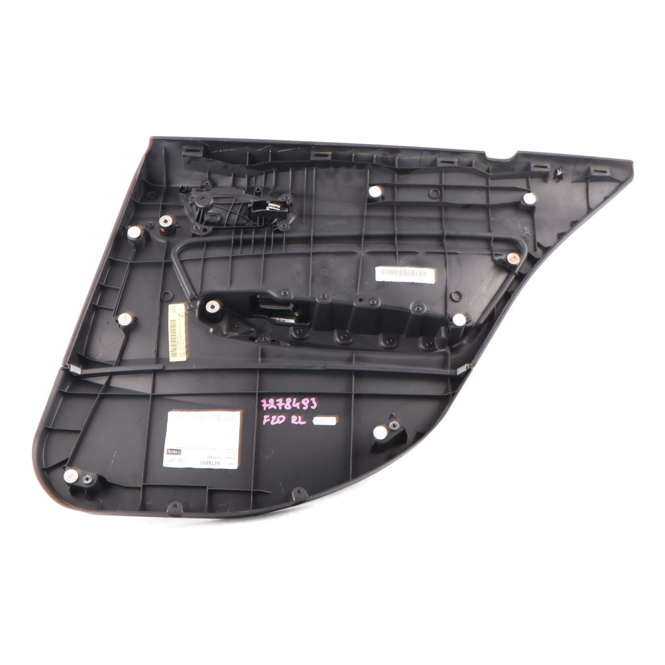 BMW F20 Door Card Rear Left N/S Lining Leather Dakota Black Red