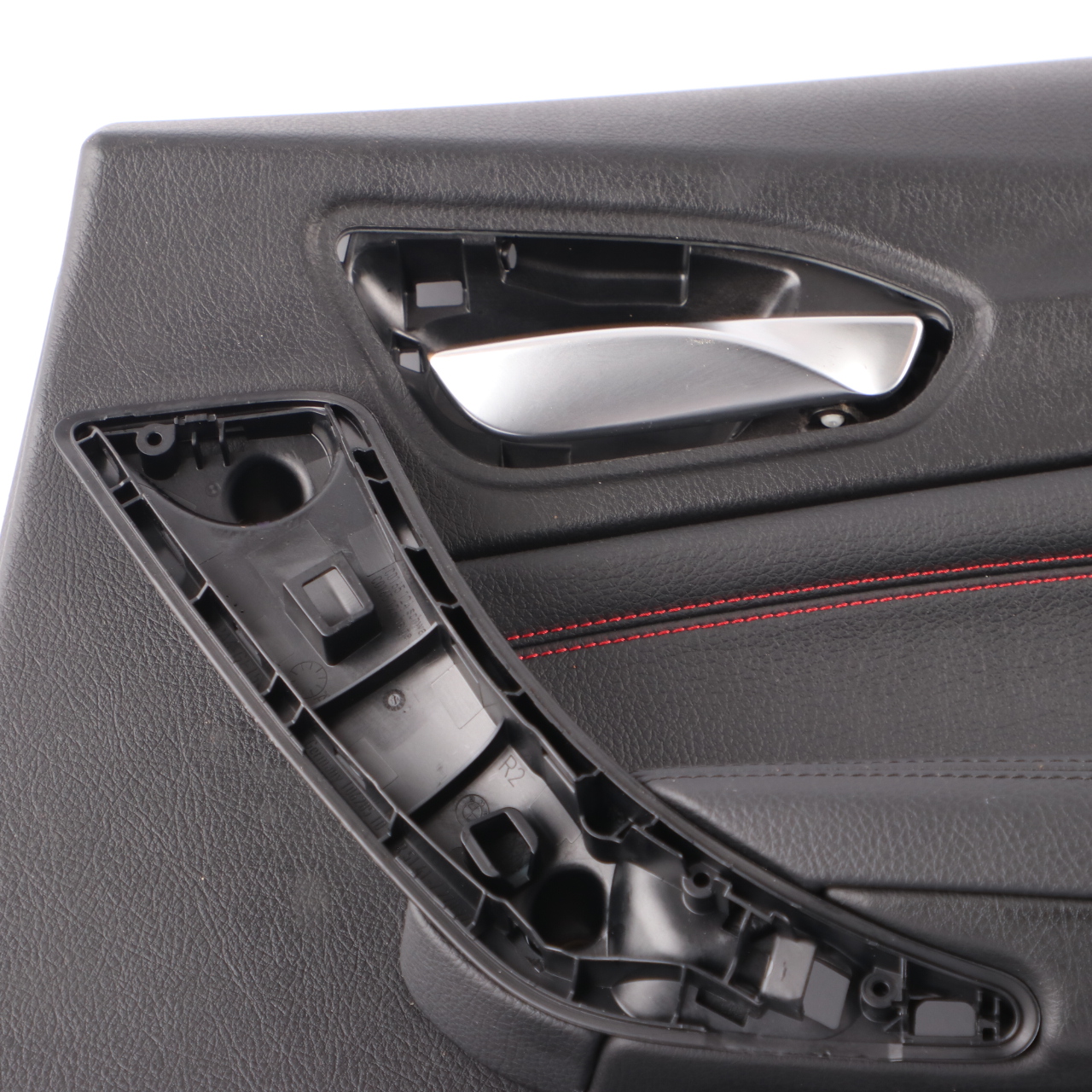 BMW F20 Door Card Rear Right O/S Lining Leather Dakota Black Red