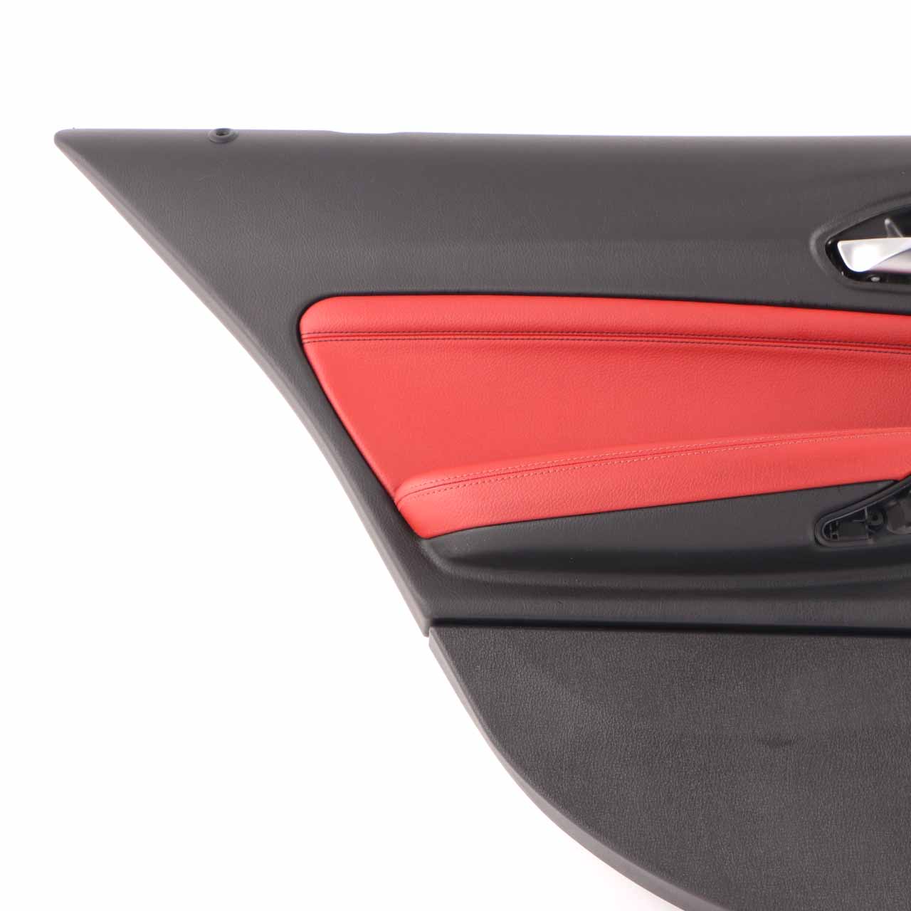 BMW F20 Door Card Rear Left N/S Lining Leather Dakota Coral Red Black