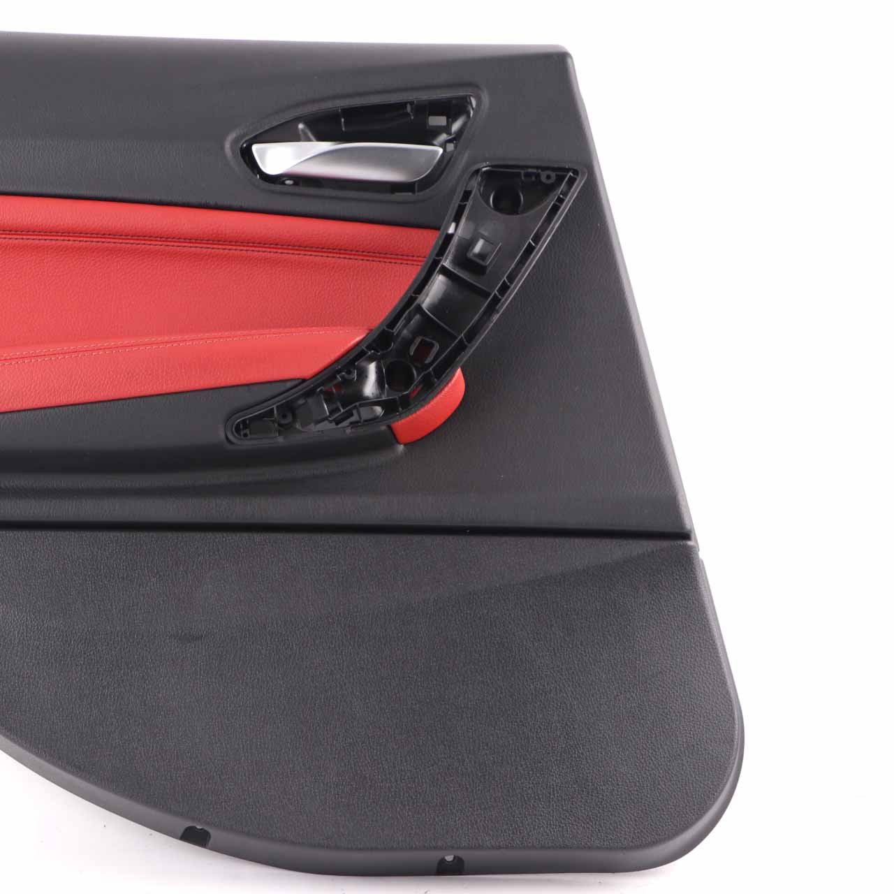 BMW F20 Door Card Rear Left N/S Lining Leather Dakota Coral Red Black