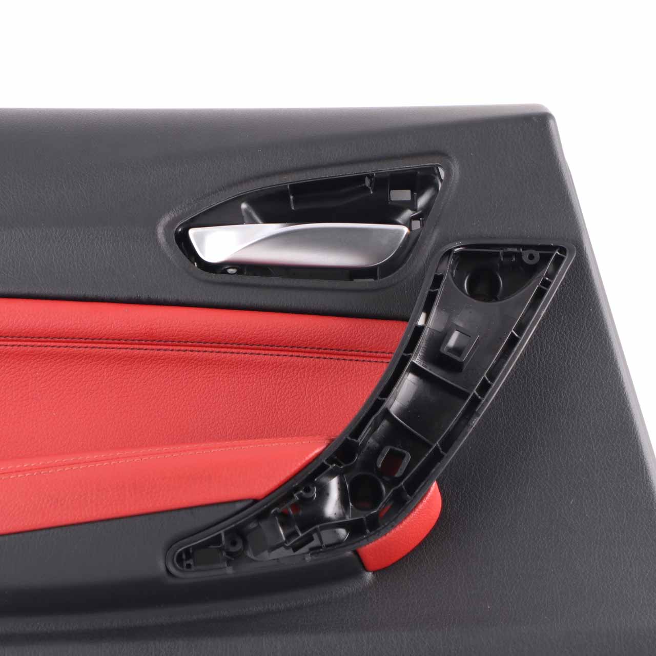 BMW F20 Door Card Rear Left N/S Lining Leather Dakota Coral Red Black