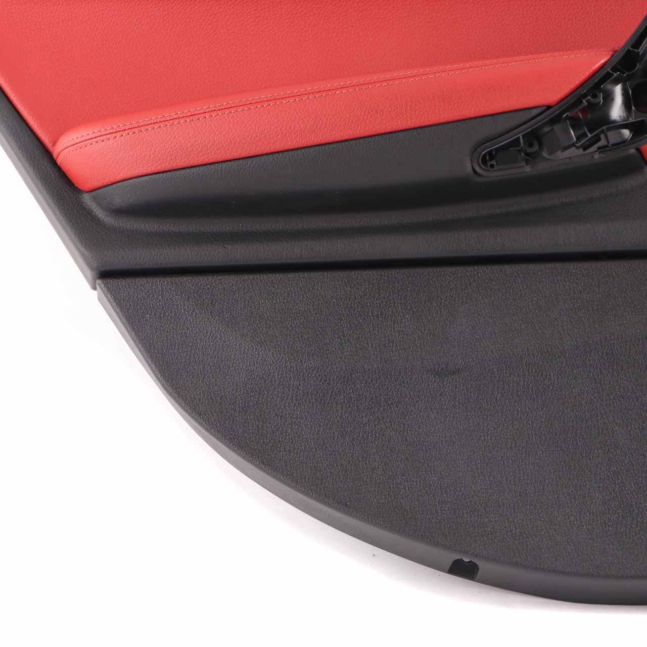 BMW F20 Door Card Rear Left N/S Lining Leather Dakota Coral Red Black