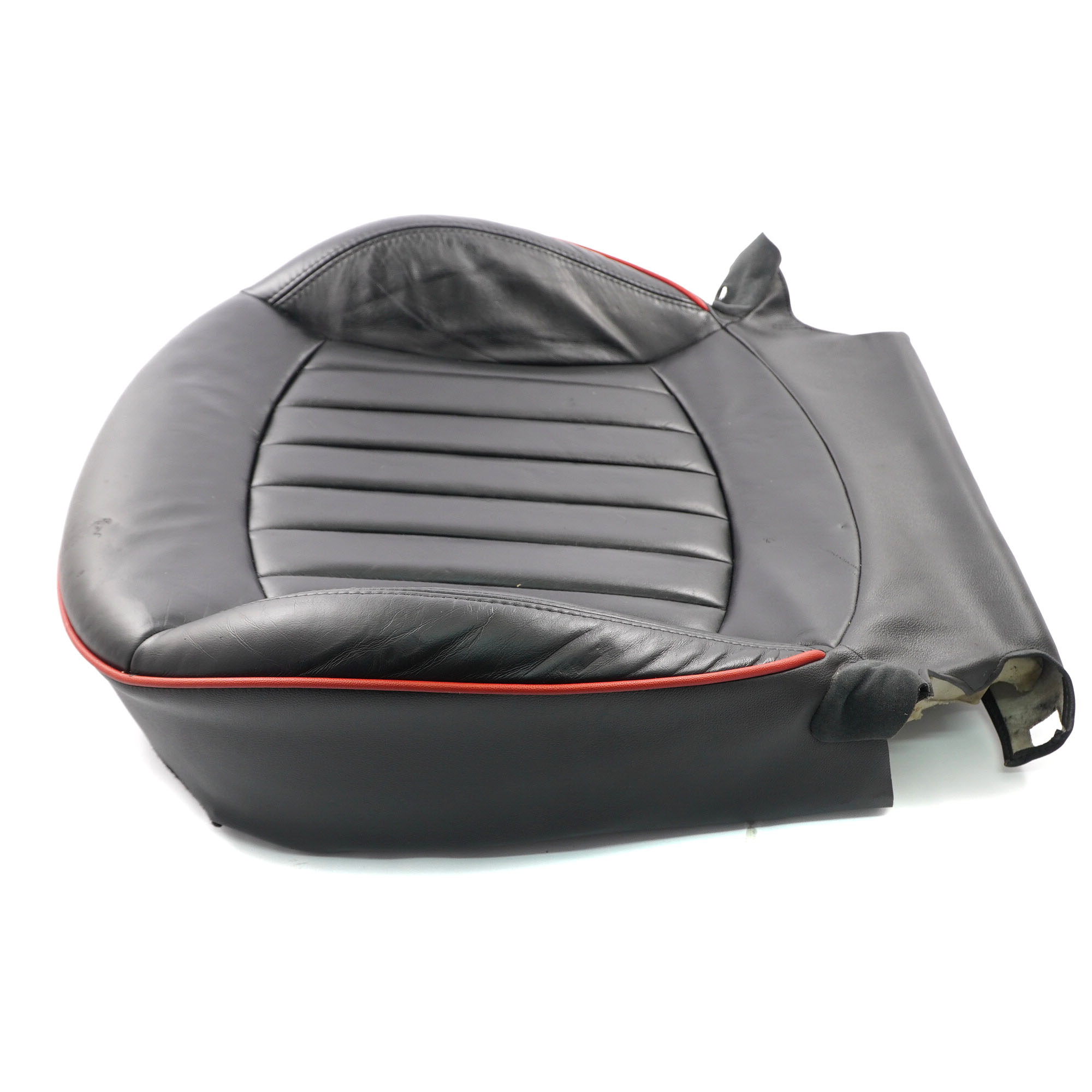 Seat Cover Heated Mini R56 R57 Front Right O/S JCW GP2 Sport Leather Black Red