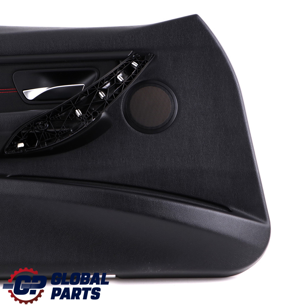 BMW 3 F30 F31 Front Left N/S Door Card Lining Panel Fabric Anthracite Red