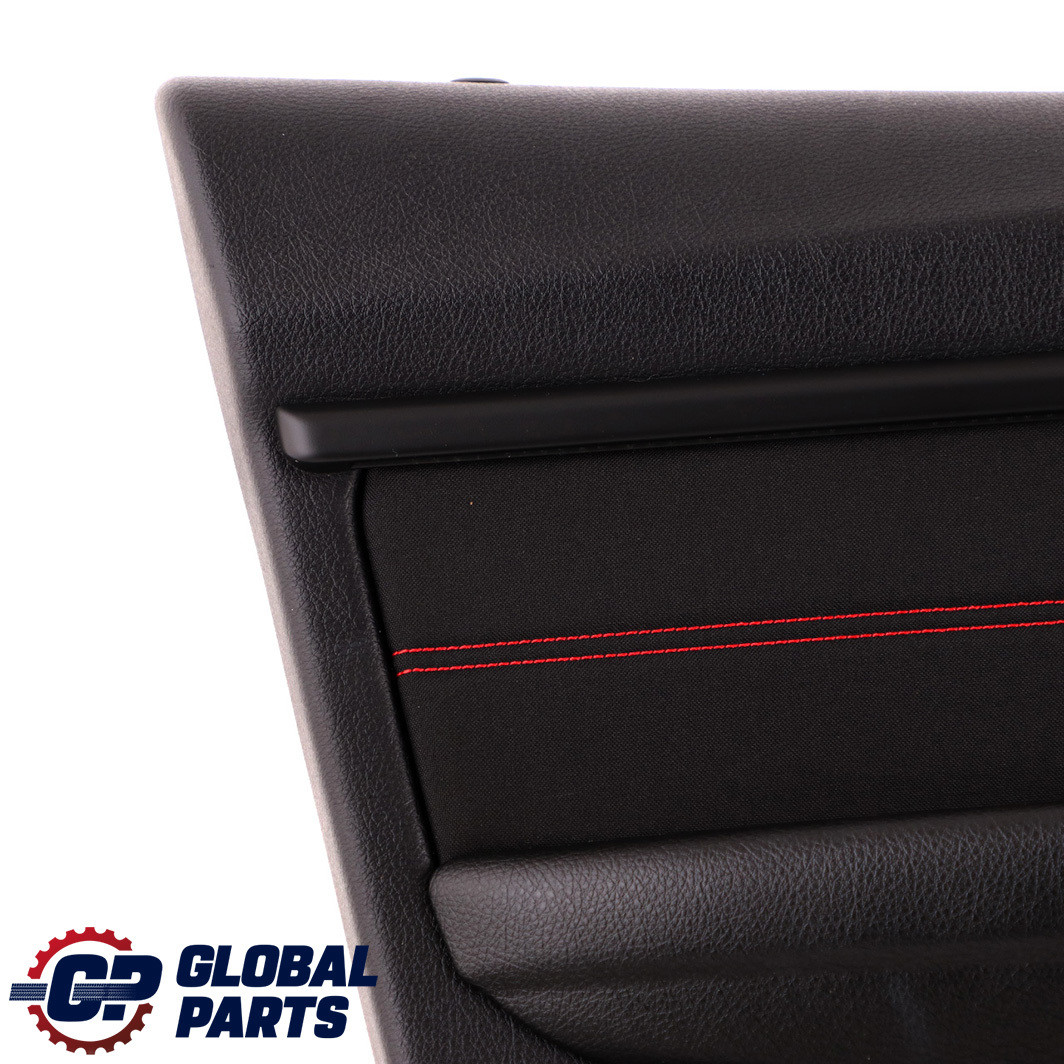 BMW 3 F30 F31 Front Left N/S Door Card Lining Panel Fabric Anthracite Red