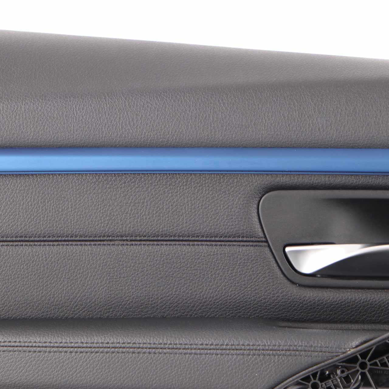 BMW F30 F31 Door Card Front Left N/S Door Lining Panel Cover Black Leather