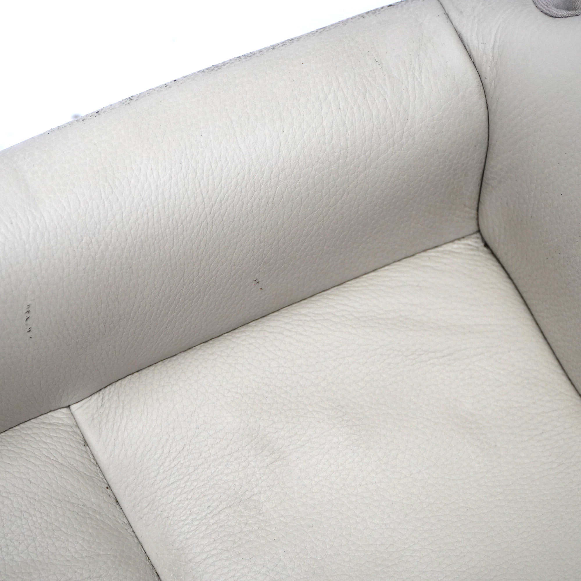 Seat Bench Rear BMW F12 F13 Seat Base Couch Cover Leather Dakota Ivory White