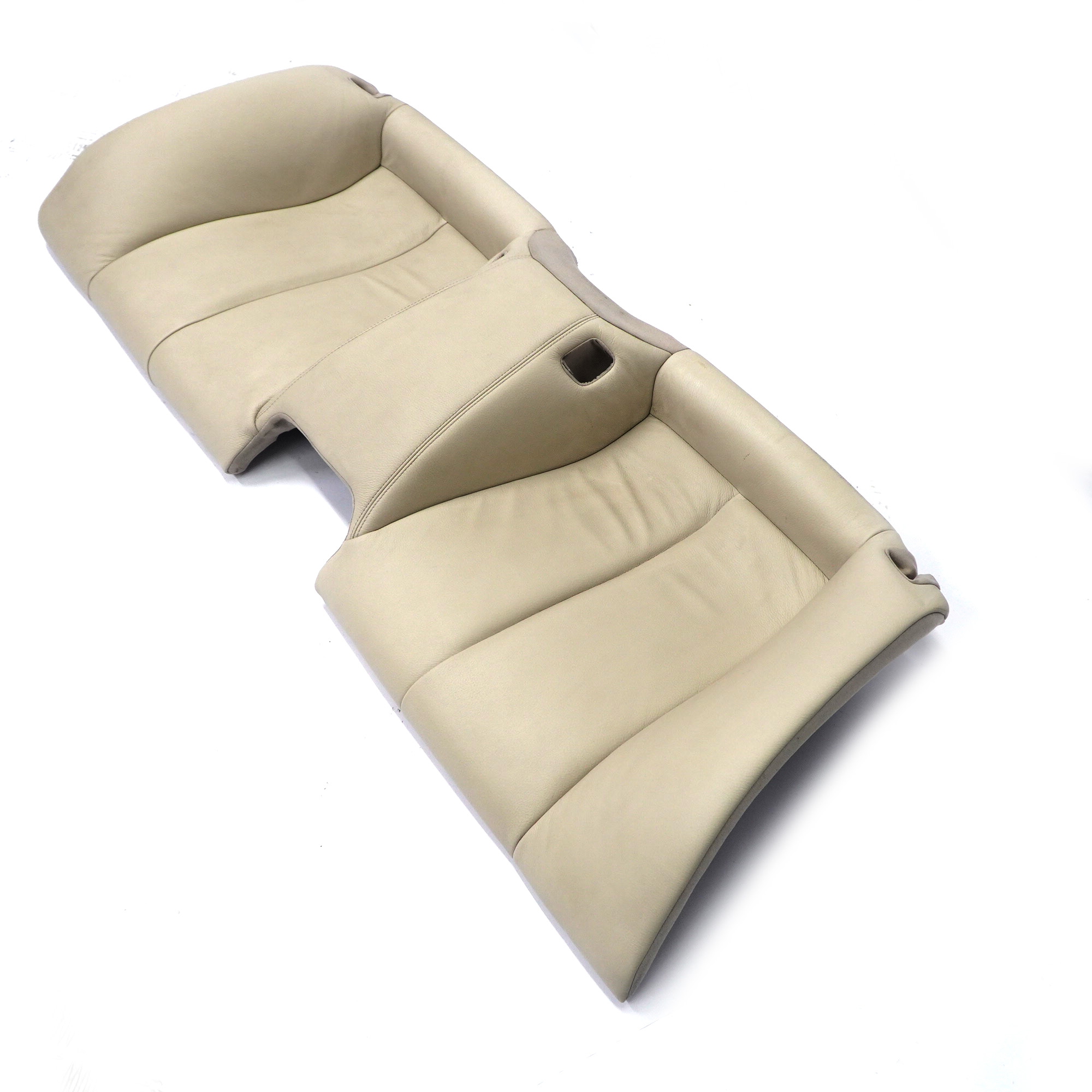 Seat Bench Rear BMW F12 F13 Seat Base Couch Cover Leather Dakota Ivory White