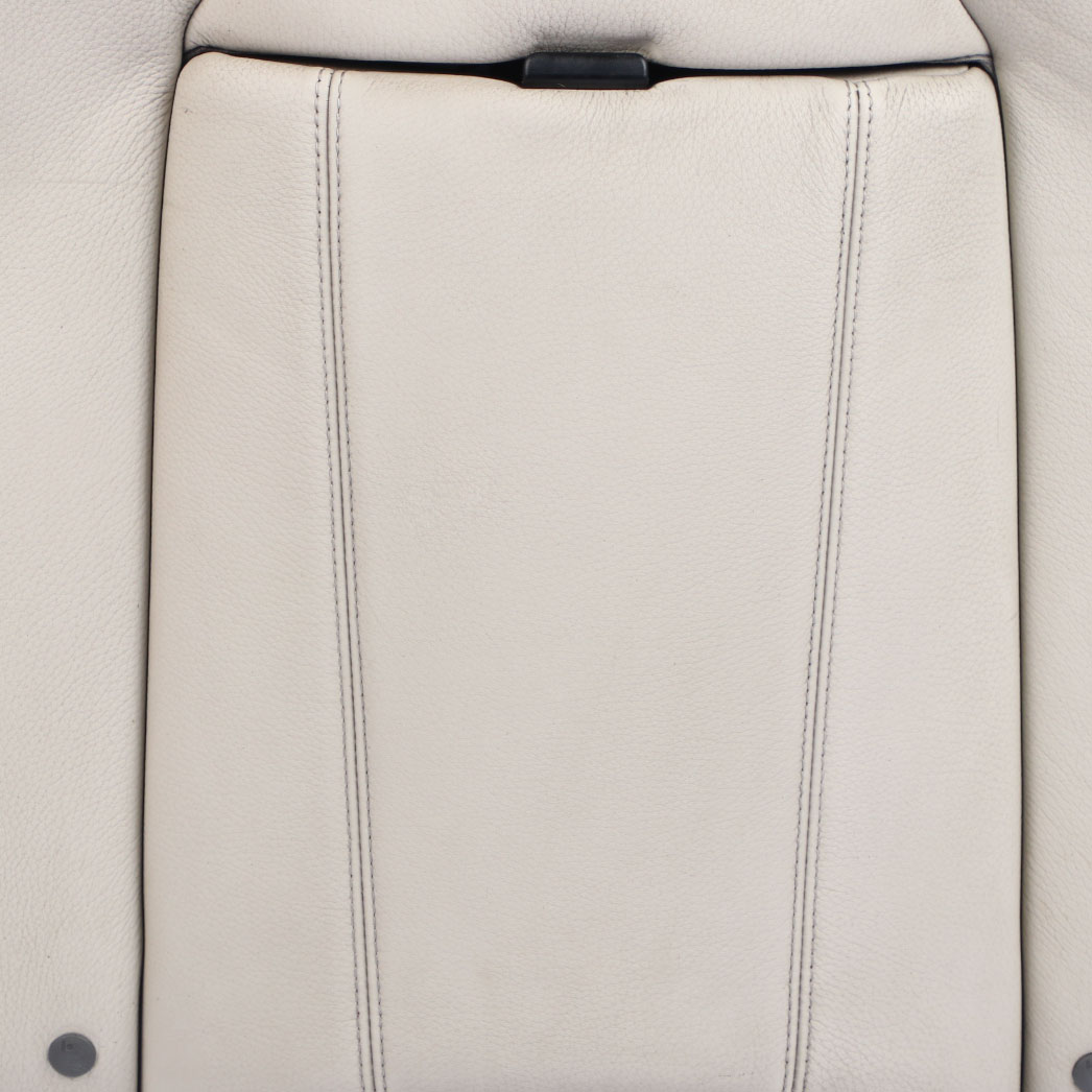 Rear Backrest BMW F12 F13 Seat Interior Couch Leather Dakota Ivory White