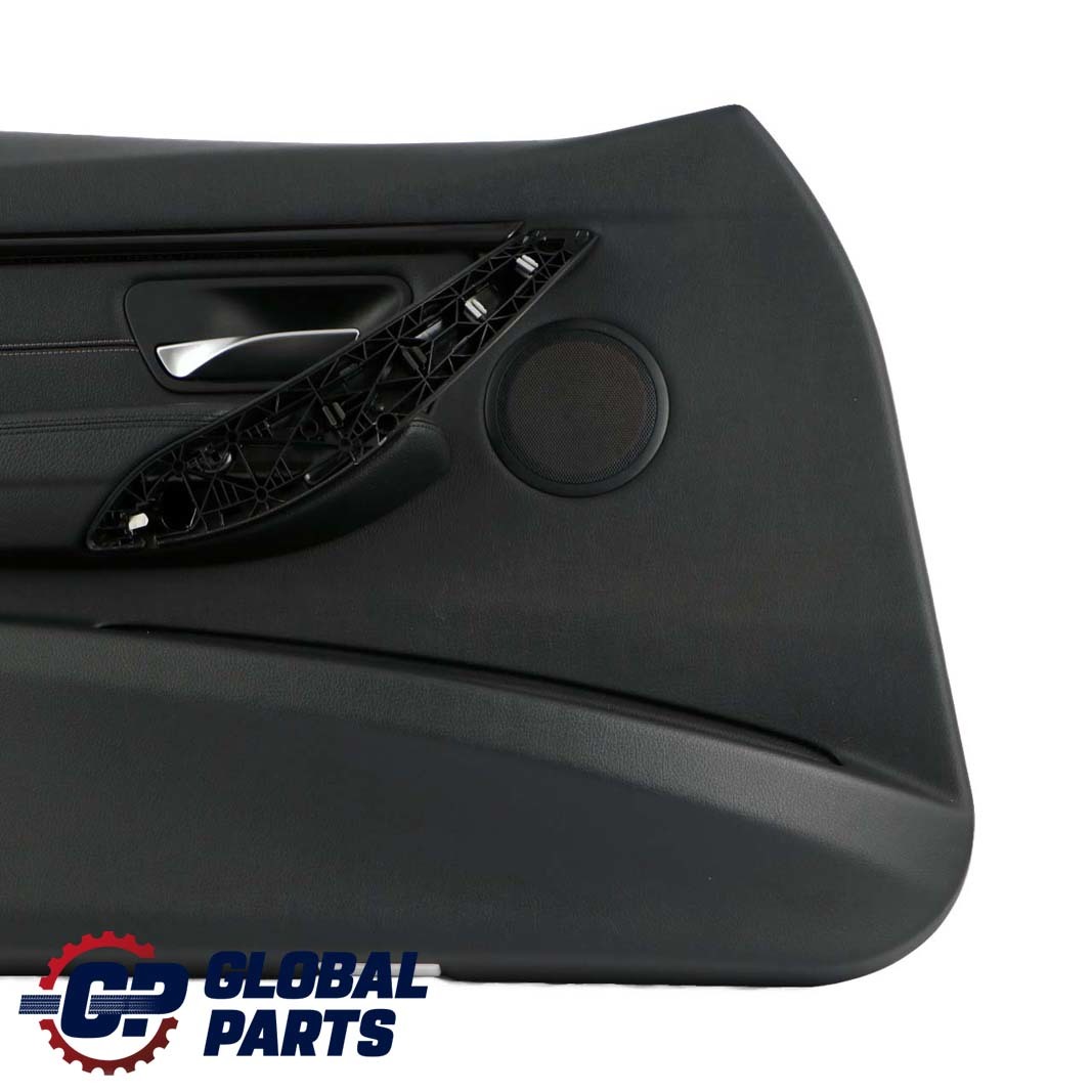 BMW 3 Series F30 F31 Front Left N/S Door Card Lining Panel Leather Black Oyster