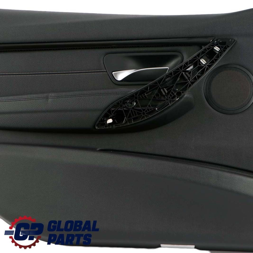 BMW 3 Series F30 F31 Front Left N/S Door Card Lining Panel Leather Black Oyster