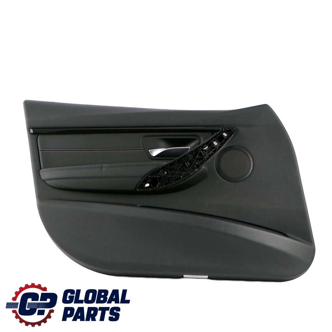 BMW 3 Series F30 F31 Front Left N/S Door Card Lining Panel Leather Black Oyster