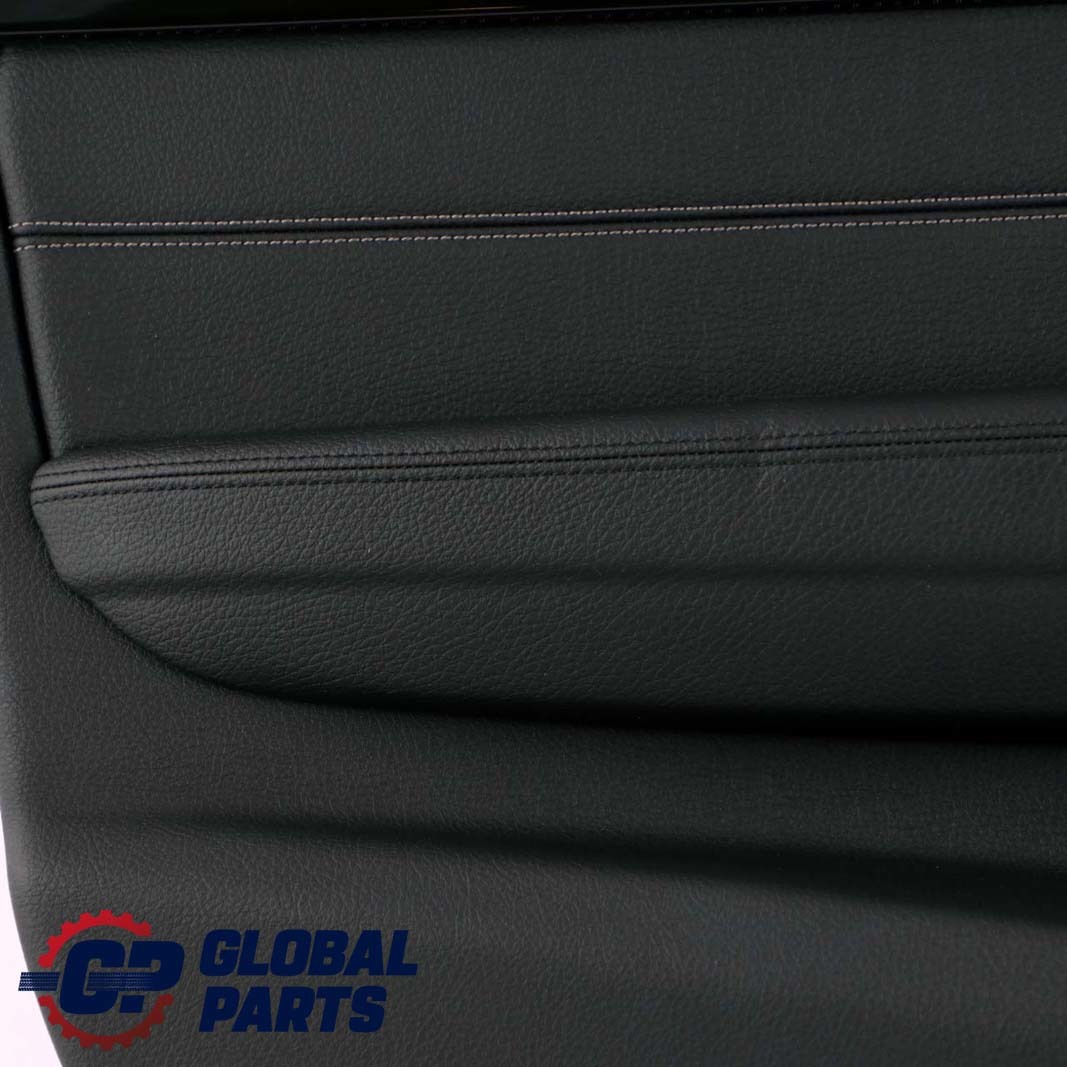 BMW 3 Series F30 F31 Front Left N/S Door Card Lining Panel Leather Black Oyster