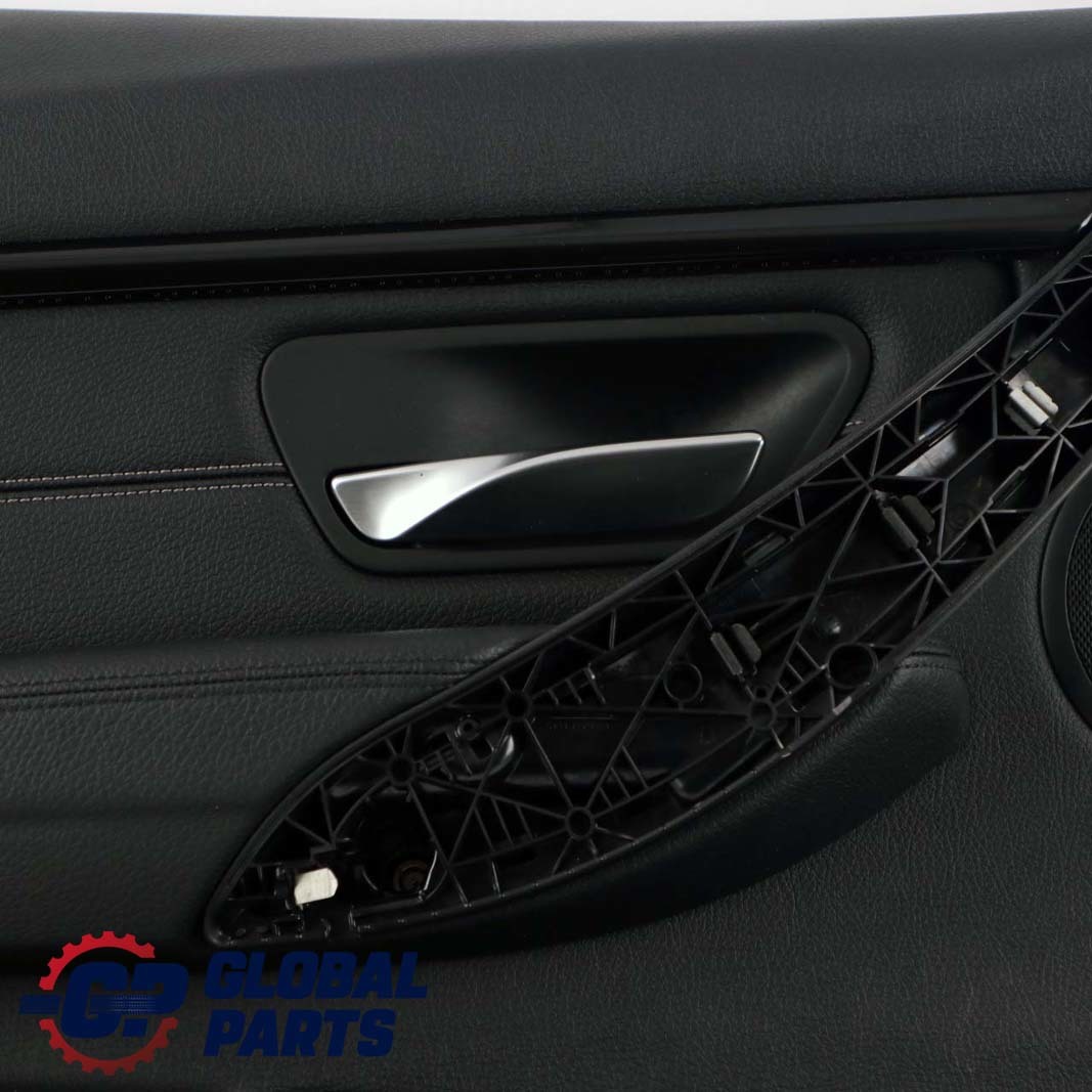 BMW 3 Series F30 F31 Front Left N/S Door Card Lining Panel Leather Black Oyster