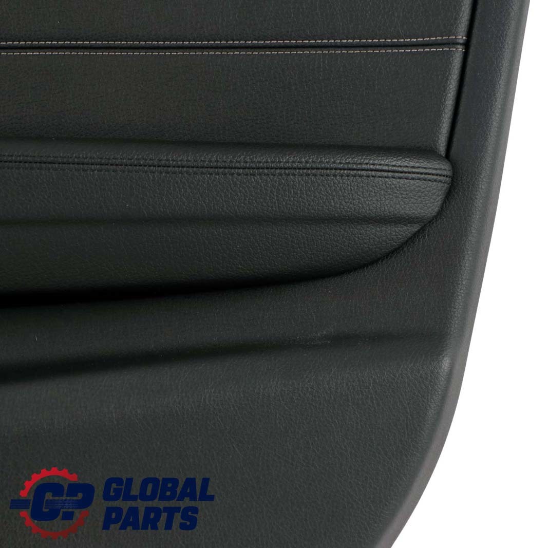 BMW 3 F30 F31 Front Right O/S Door Card Lining Panel Leather Black Oyster