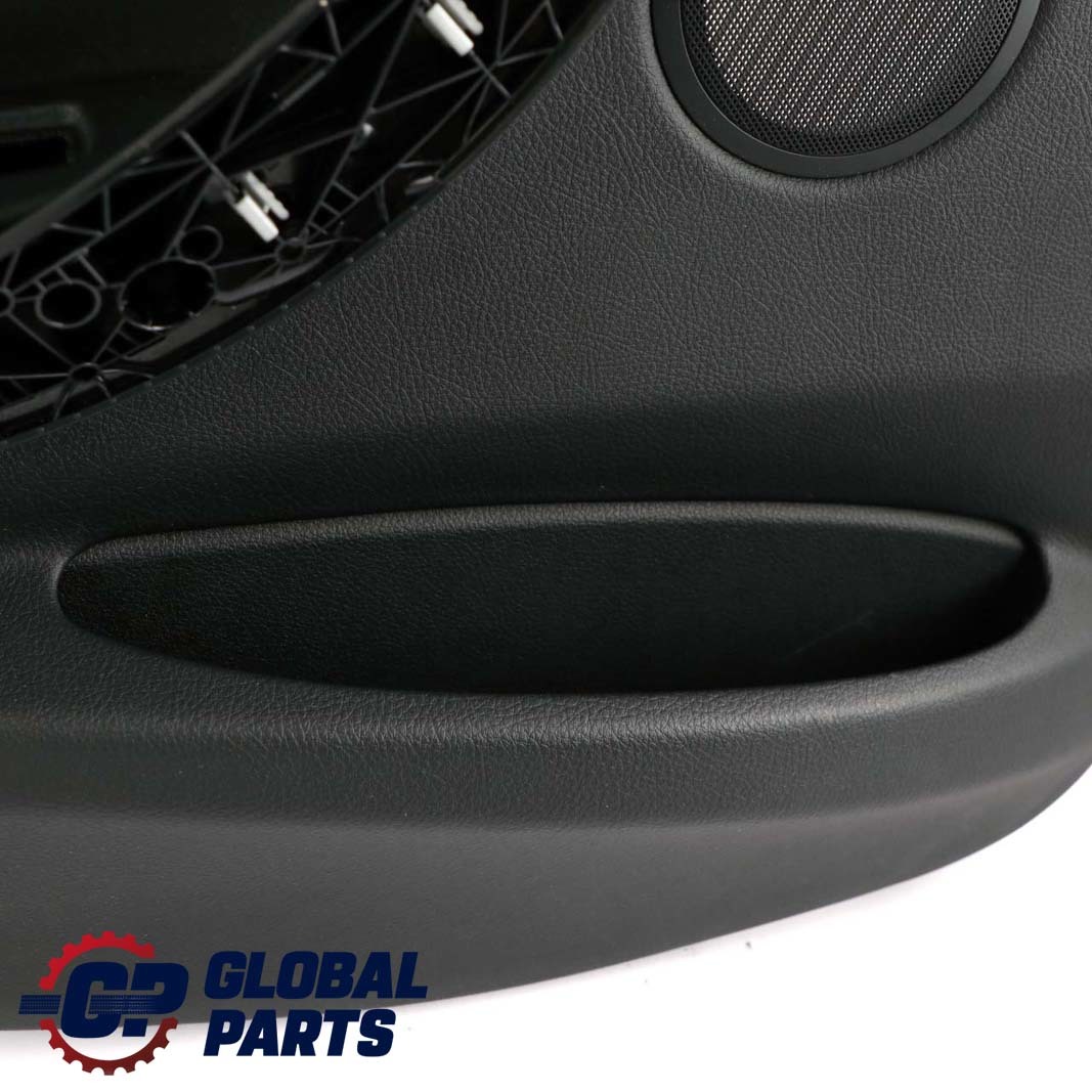 BMW F30 F31 Rear Left N/S Door Card Lining Panel Fabric Anthracite / Akzent Red