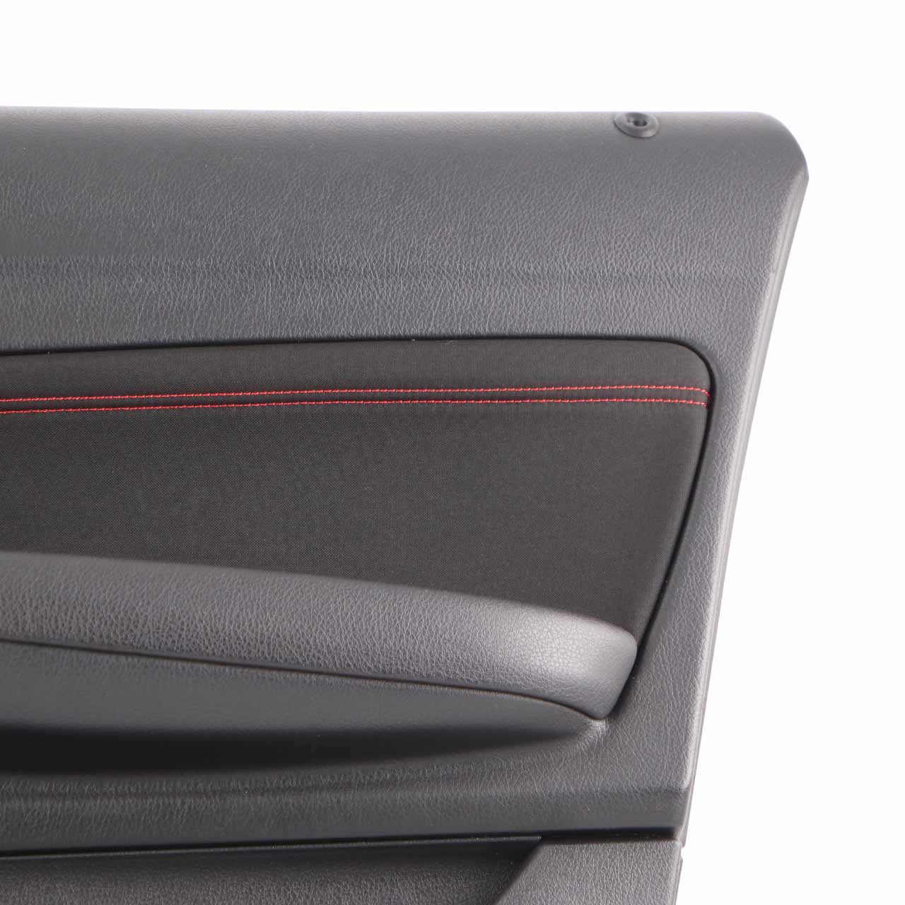 BMW F20 Door Card  Front Right O/S Lining Cloth Fabric Anthracite Red