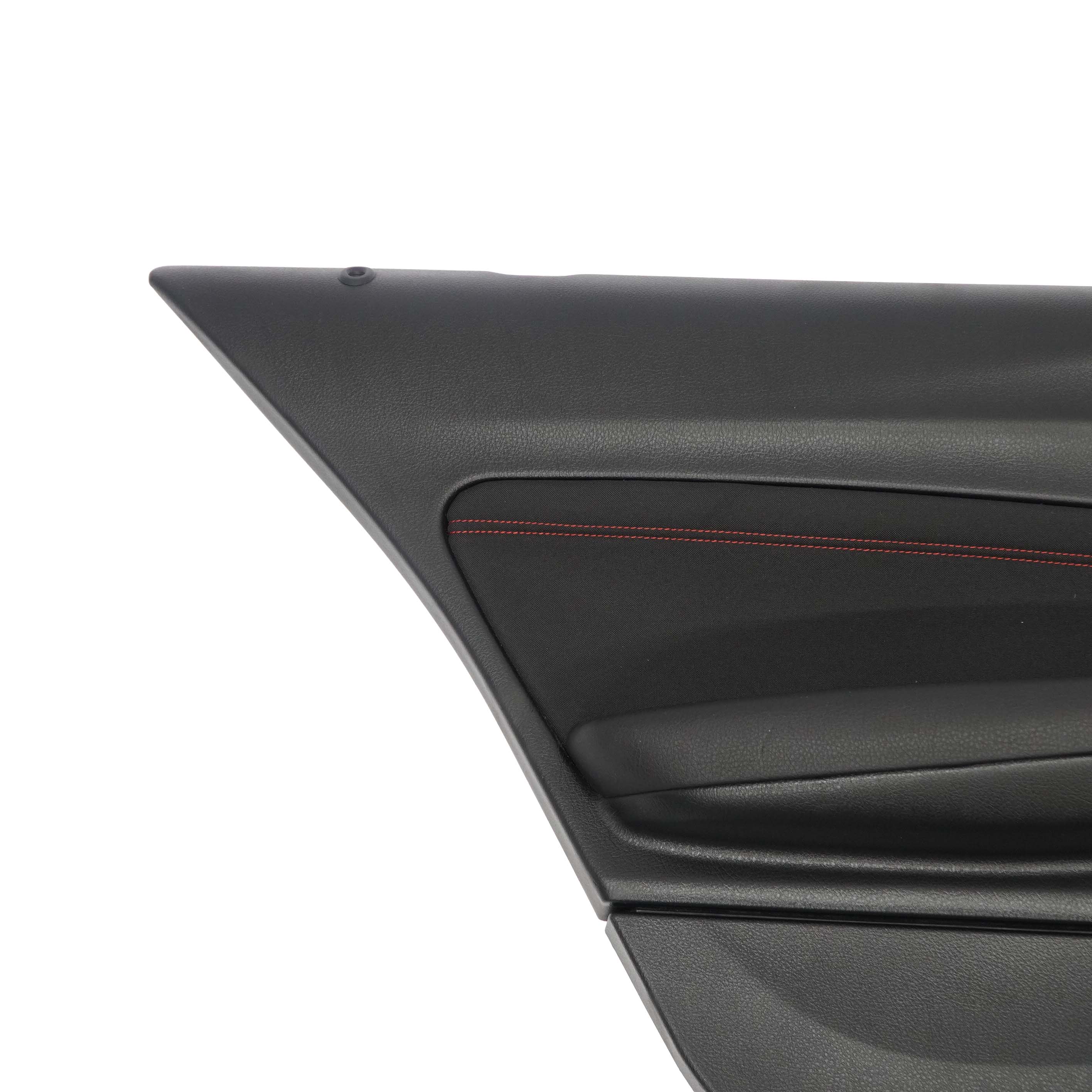 BMW F20 Rear Left N/S Door Lining Card Panel Trim Cloth Fabric Black Red