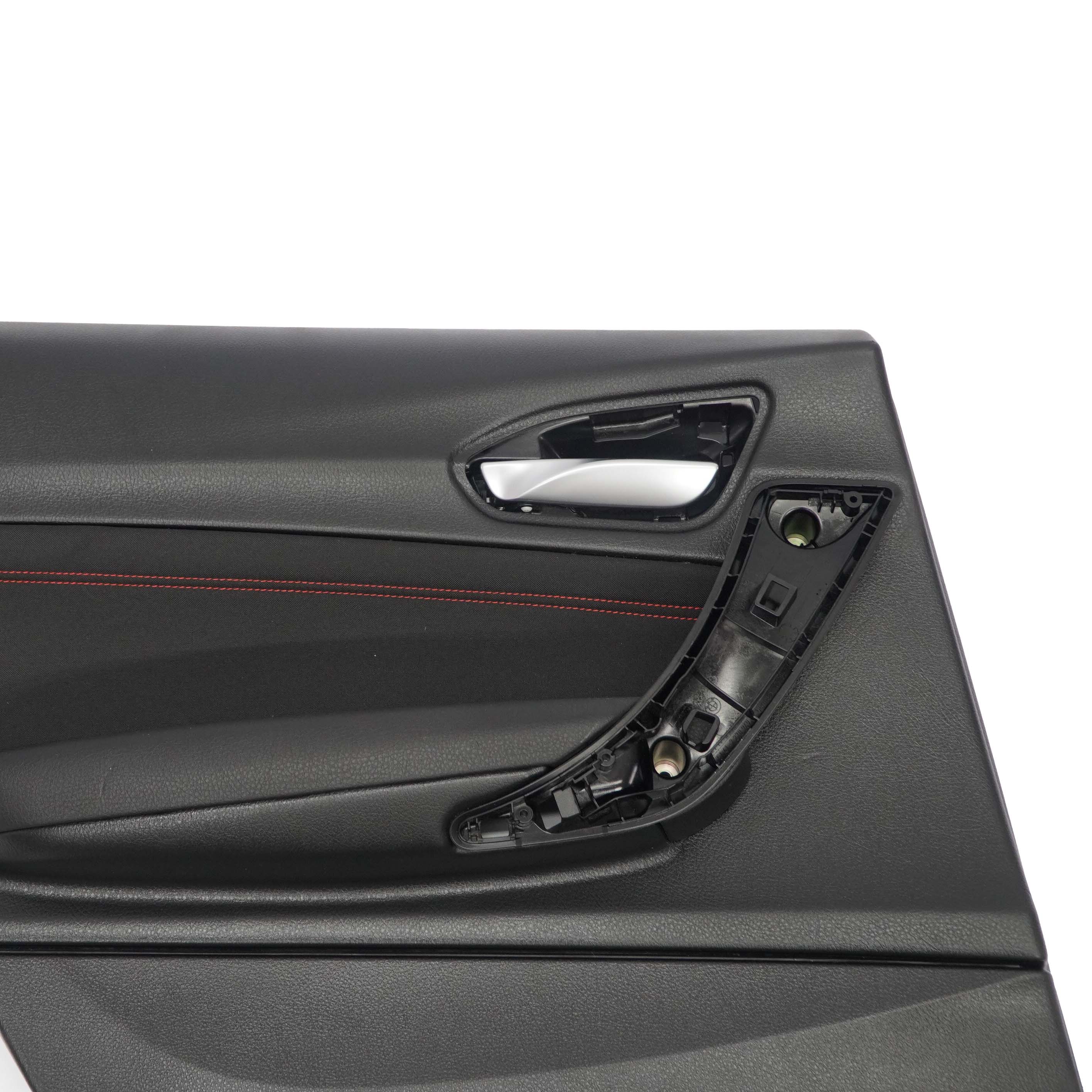 BMW F20 Rear Left N/S Door Lining Card Panel Trim Cloth Fabric Black Red