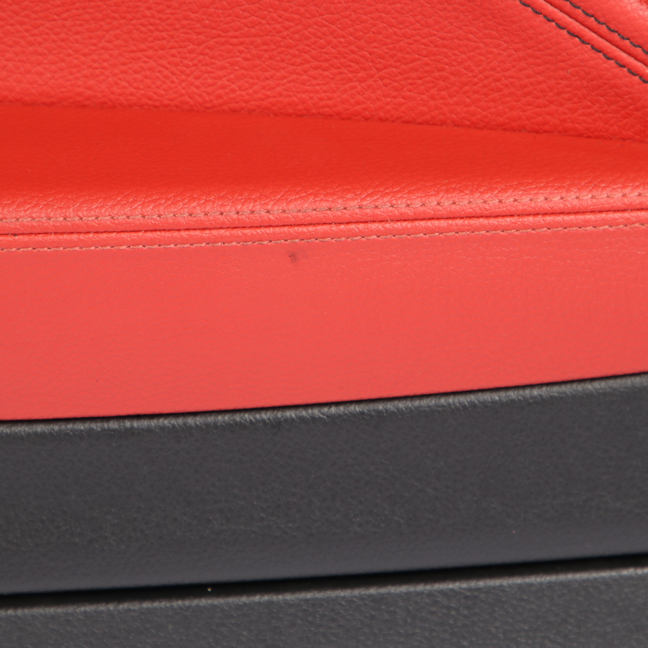 Lateral Trim Panel BMW F21 Rear Left N/S Trim Cover Lining Leather Coral Red